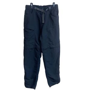 484. The north face charcoal convertible zip off hiking pants size medium